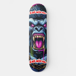 Skateboard Inimical Mad Gorrila