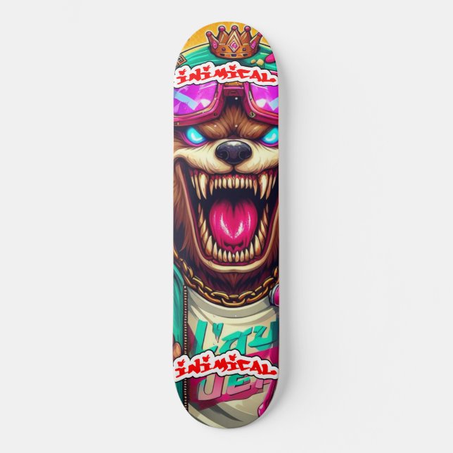 Skateboard Inimical Mad Grizzly (Anverso)