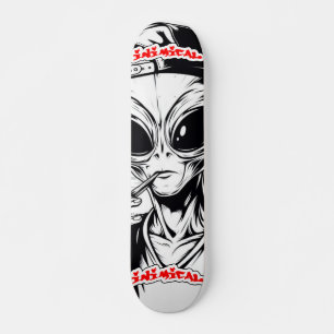 Skateboard Inimical Stony Alien