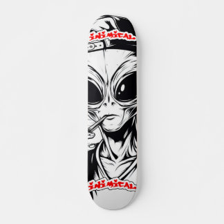 Skateboard Inimical Stony Alien