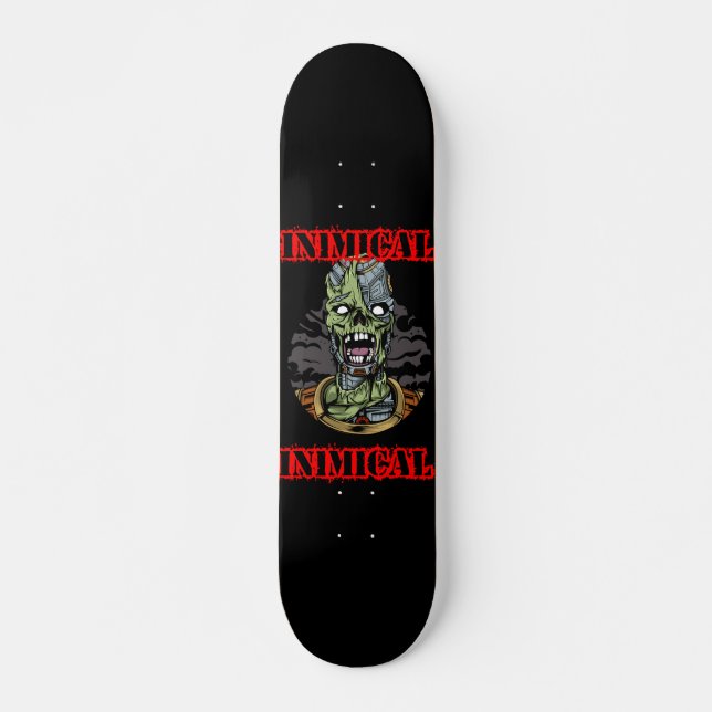 Skateboard Inimical Zombie Skull (Anverso )
