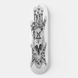 skateboard Ink Drawing Skull Skull