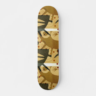 Skateboard Inocencia en el tablero de patinaje Extremis Brown