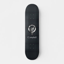 Skateboard Insignia Escudo Campbell y Tartán escoceses