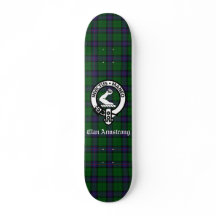 Insignia Escudo Scottish Clan Armstrong y Tartán