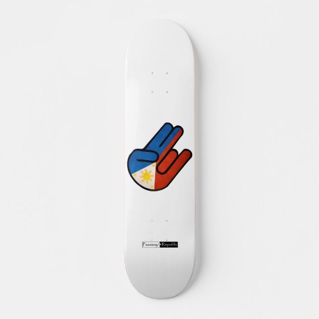 Skateboard Insignia Pinoy Shocker "estilo JDM" (Anverso )