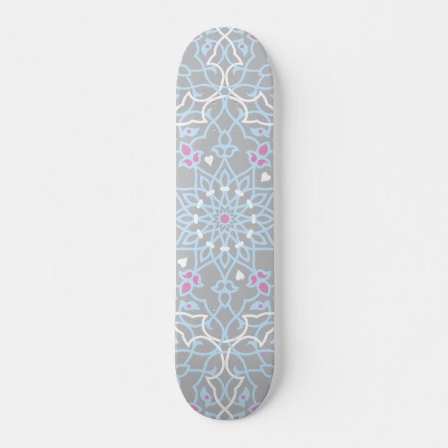 Skateboard Inspiración de Mandala 2 (Anverso )