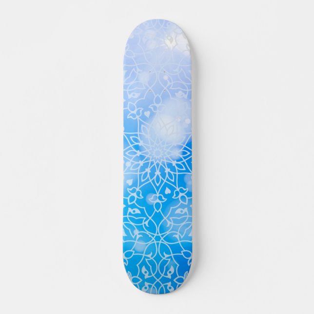 Skateboard Inspiración de Mandala 8 (Anverso )