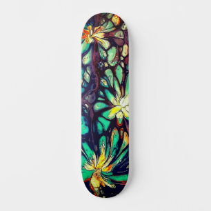 Skateboard Inspiración en el arte urbano colorido de Guay