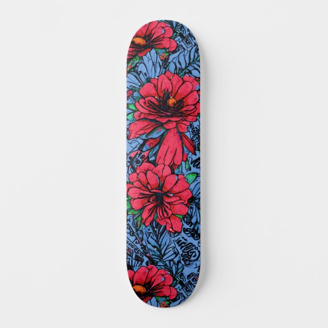 Skateboard Inspiración en el arte urbano de la florida florid (Anverso)