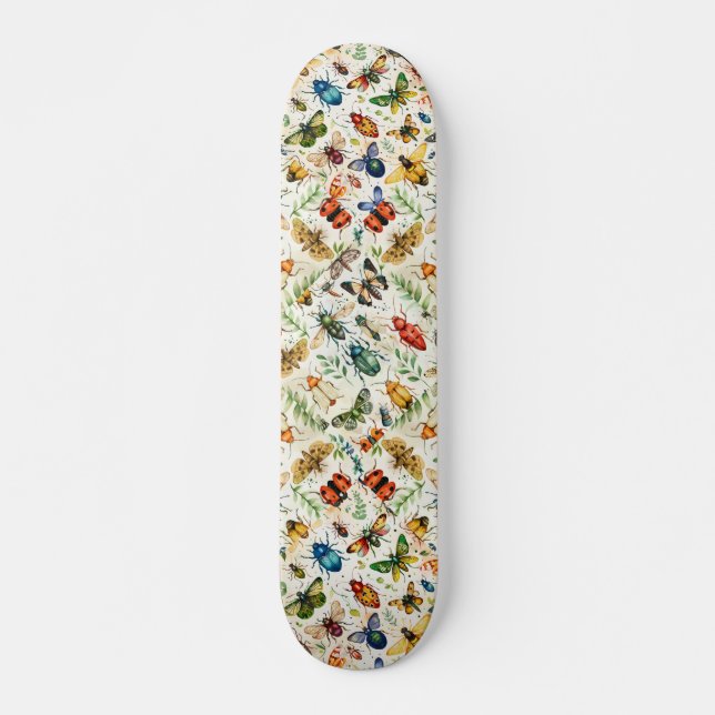 Skateboard inspirado en insectos de color de Guay (Anverso )