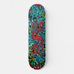 Skateboard Intenso día Glo Psycho Loco Insane Gráficos