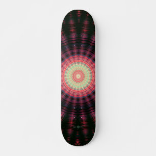 Skateboard Invertir Mandala de Onda de Sonido 3