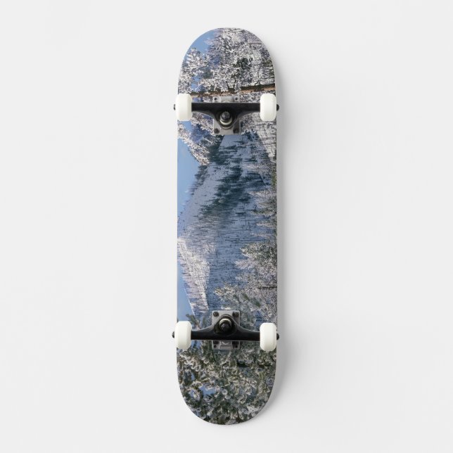 Skateboard Invierno en el Parque Nacional Yellowstone, Wyomin (Anverso)