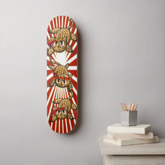 Skateboard Invitaciones al cumpleaños del Safari de Leopard U