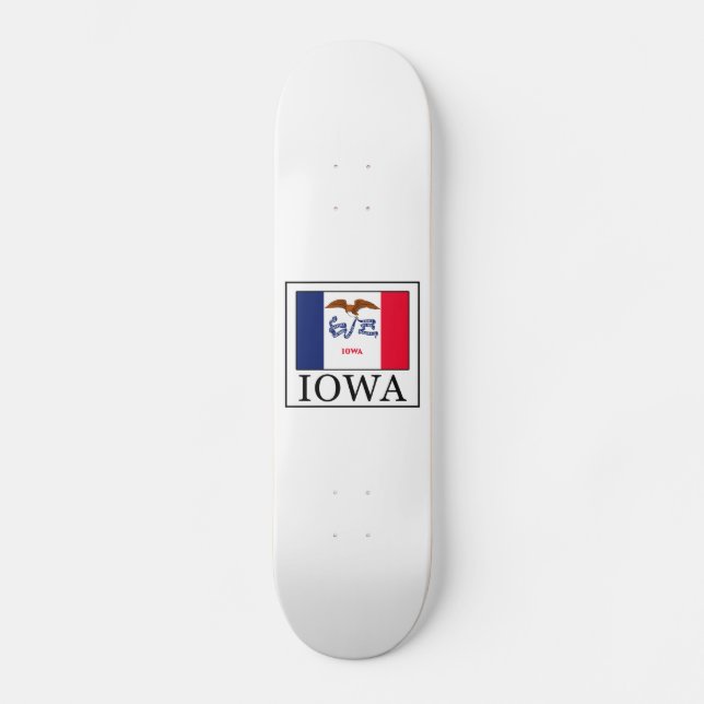 Skateboard Iowa (Anverso)