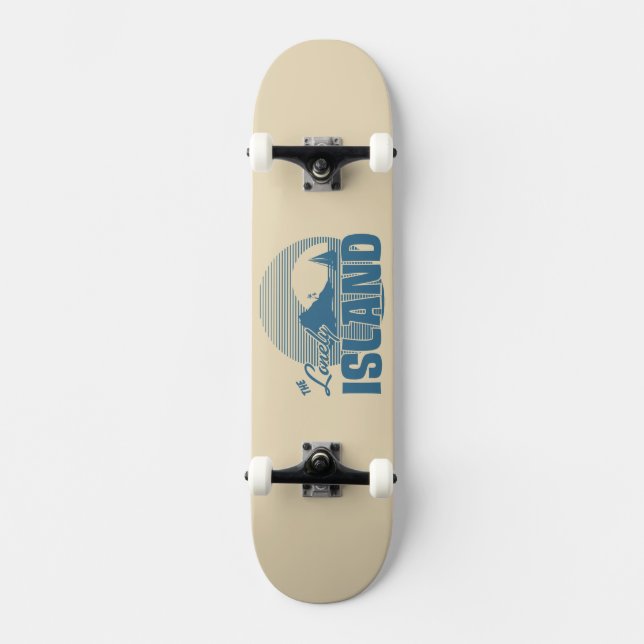 Skateboard Isla Dookie - Azul (Anverso)