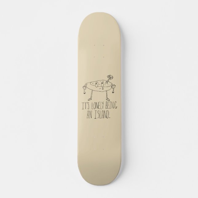 Skateboard Isla Personalizado (Anverso )
