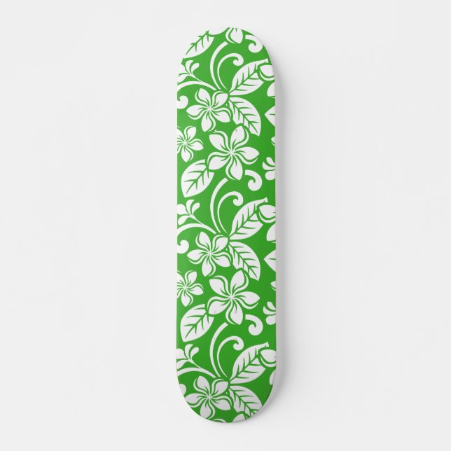 SKATEBOARD ISLAND PLUMERIA (CITRUS GREEN) (Anverso )