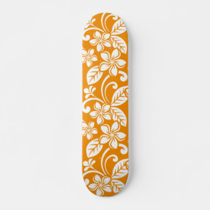 SKATEBOARD ISLAND PLUMERIA (NARANJA)