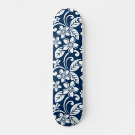 SKATEBOARD ISLAND PLUMERIA (NAVY BLUE)
