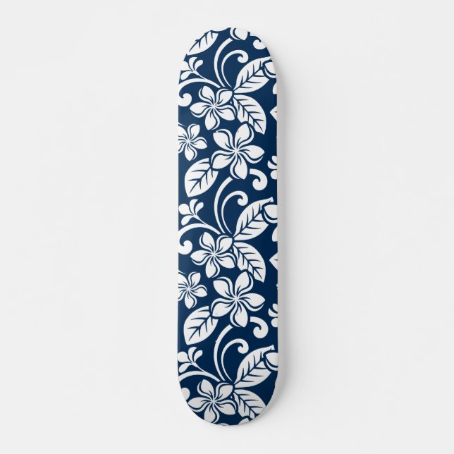 SKATEBOARD ISLAND PLUMERIA (NAVY BLUE) (Anverso )
