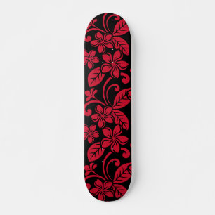 SKATEBOARD ISLAND PLUMERIA (NEGRO/ROJO)