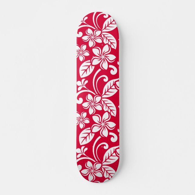 SKATEBOARD ISLAND PLUMERIA (STRAWBERRY RED) (Anverso )