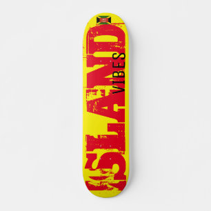 Skateboard ISLAND VIBES JMT USA Skateboard, 73/7" Deck