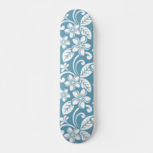 SKATEBOARD ISLANDIA PLUMERIA (AZUL ESLADO)