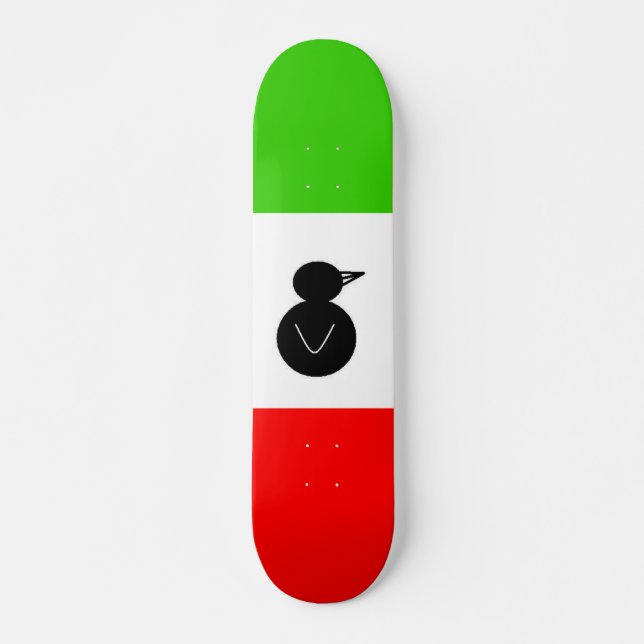 Skateboard Italiano de la urraca (Anverso )