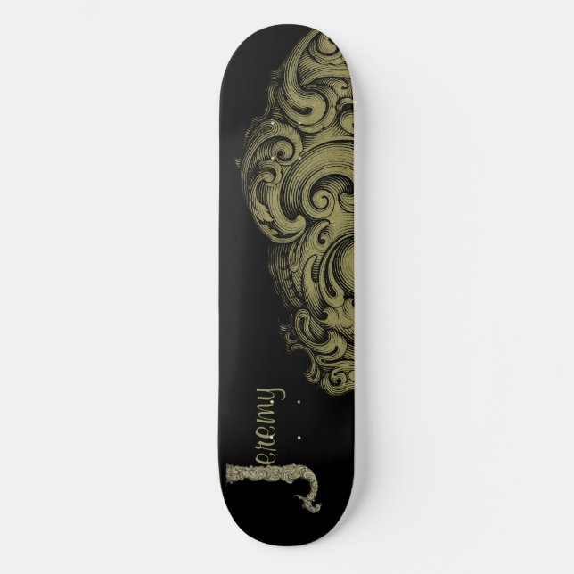 Skateboard J - El Alfabeto Falck (Golden) (Anverso)