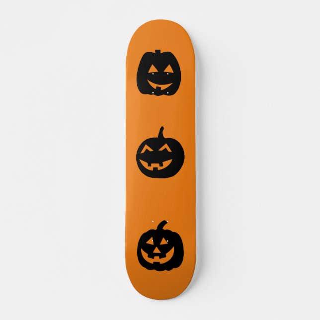 SKATEBOARD JACK O' LANTERN PUMPKIN SKATEBOTELLA (Anverso )