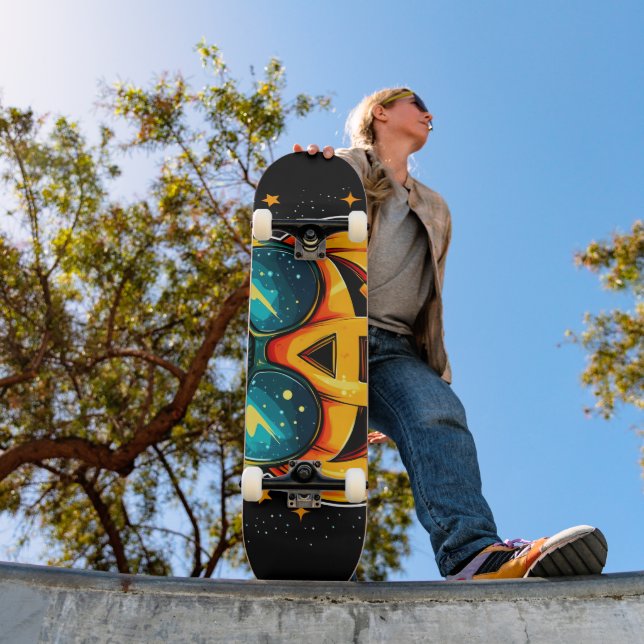 Skateboard Jack-O-Space de Guay cósmico (Exterior 1)