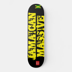 SKATEBOARD JAMAICANO SOBRE RUEDAS JMT USA