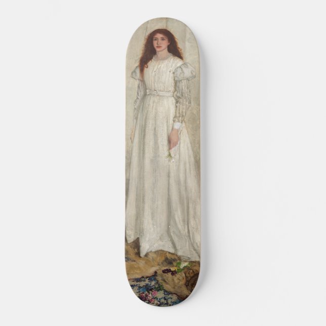 Skateboard James Whistler - Sinfonía en blanco No. 1 (Anverso)