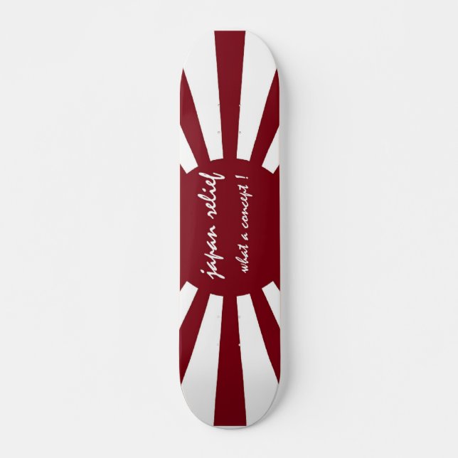 Skateboard japón pone de relieve qué concepto (Anverso )