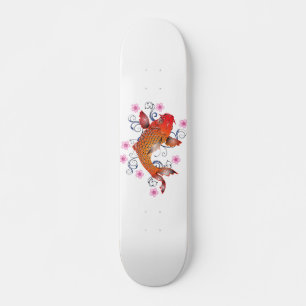 Skateboard japonés Koi Fish