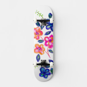 Skateboard Jardín de flores