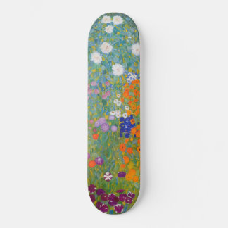 Skateboard Jardín de flores (por Gustav Klimt)
