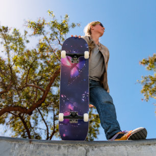 Skateboard Jardín de mariposas nocturnas celestiales