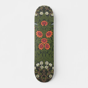 Skateboard Jardín Flor Clásica de Espino Negro de William Mor