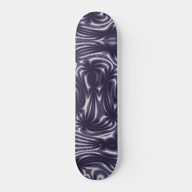 Skateboard Jardín Púrpura (Anverso )