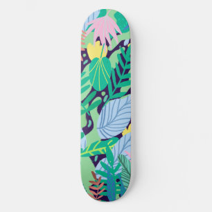 Skateboard Jardín salvaje Ecléctica Selva Boho Contemporáne