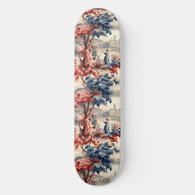 Skateboard Jardín Toile Americana  (Anverso)