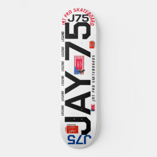 Skateboard JAY 75 JMT 8 Placa de patinaje de 1/4"