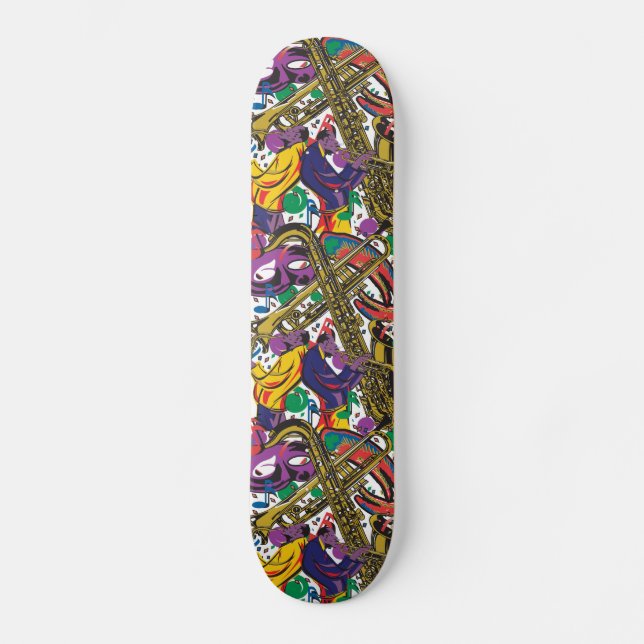 Skateboard Jazz - nuevo Orleasn Mardis Gras (Anverso)