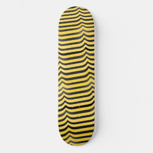 Skateboard Jazzy Cute Black & Yellow Striblebee