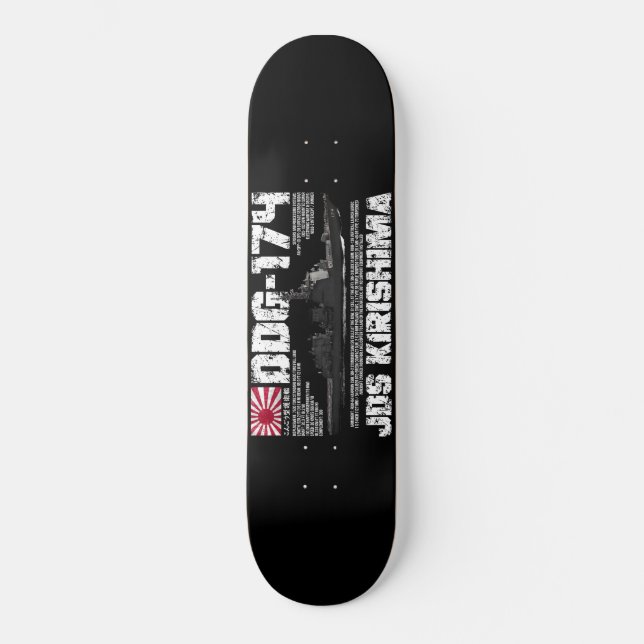 Skateboard JDS Kirishima (DDG-174) (Anverso)
