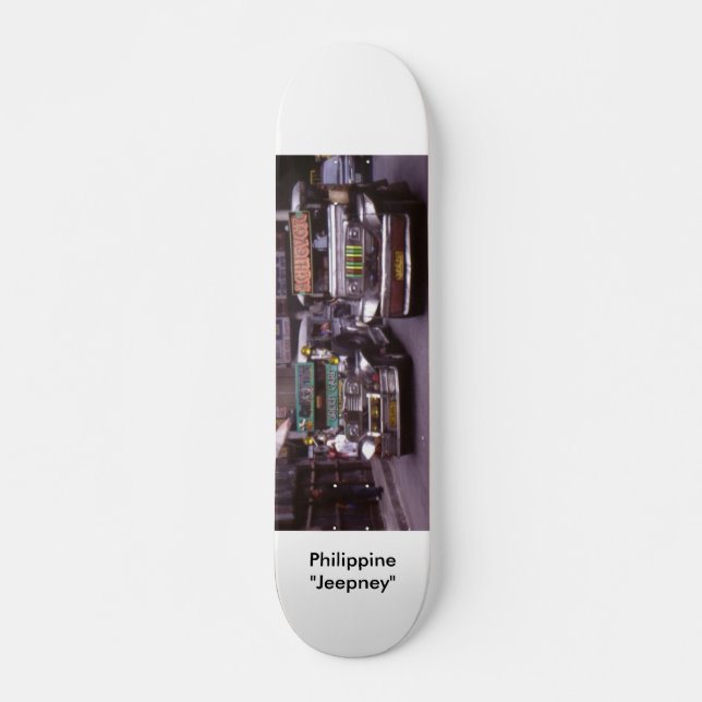 Skateboard "Jeepney filipino " (Anverso )